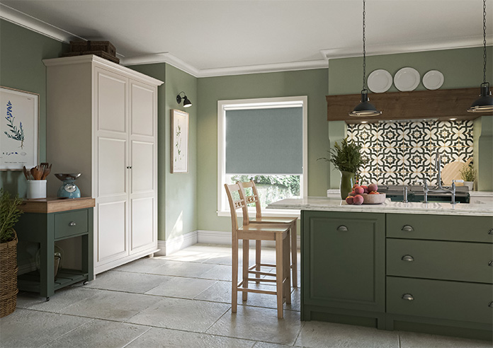 Zephyr (Blackout), Grey - Twist&Fit Roller Blind - Image 7
